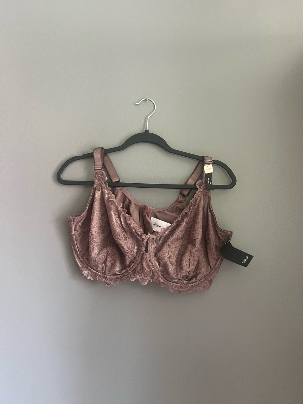 Penningtons Lace Underwire Bra in Mauve Rose